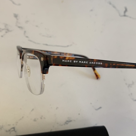 Marc by Marc Jacobs Tortoise Half Rimmed Prescription Glasses - Picture 5 of 7